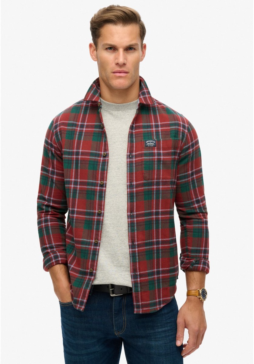 Superdry Houthakkershemd Rood