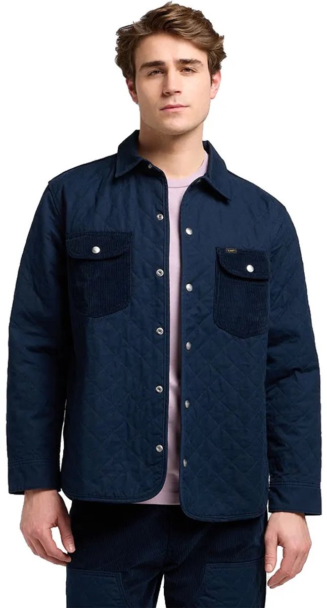 Lee 112371324 Overshirt M Man Marineblauw