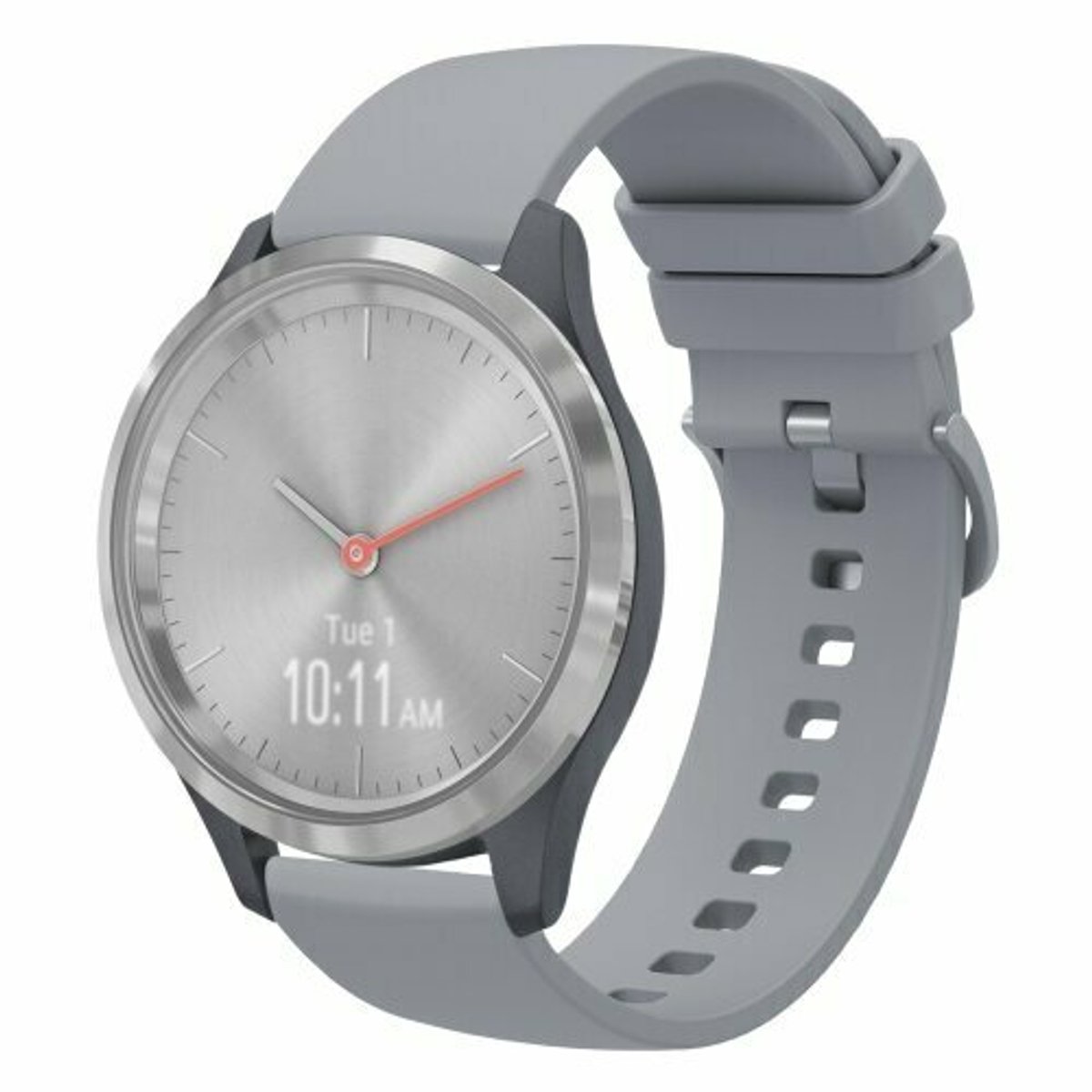 By Qubix - Geschikt voor Xiaomi Watch S4 - 41mm - Soft siliconen bandje - Grijs