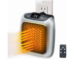 Slimme keramische ventilatorkachel van 800 W, elektrische kachel met stopcontact,…