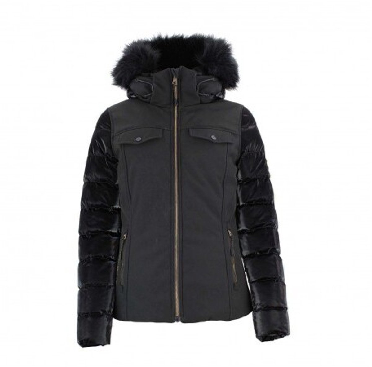 Dames ski jas Peak Mountain Altus Zwart