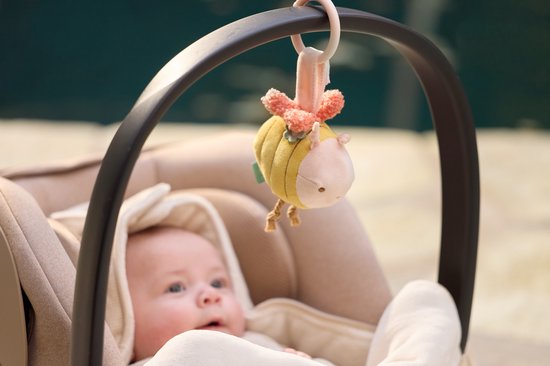 Jollein Wagenhanger - Kinderwagen Speelgoed - Pretty Picnic Bee van Merkloos — afbeelding 3