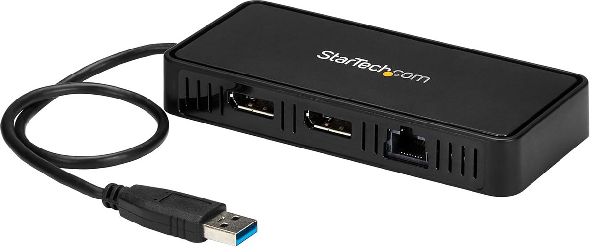 Dual Monitor Dockingstation met 4K 60Hz en USB 3.0 voor Laptops