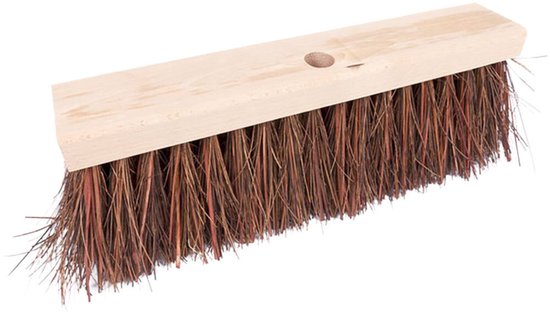 Harde buitenbezem kop - Hout - 41 cm - Straatbezems van Sorbo — afbeelding 3