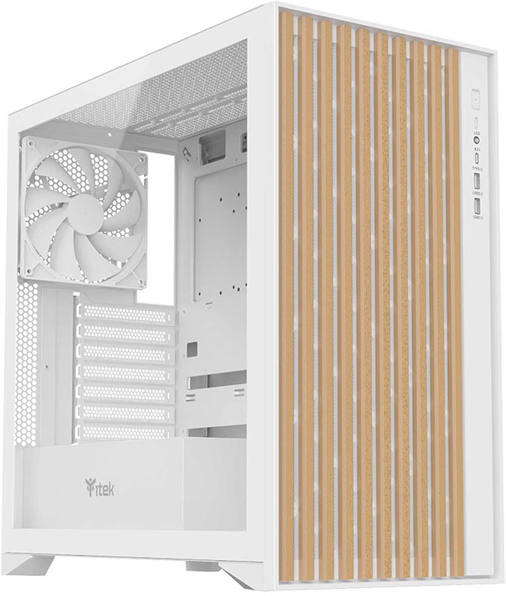 itek WOODY Tower Wit