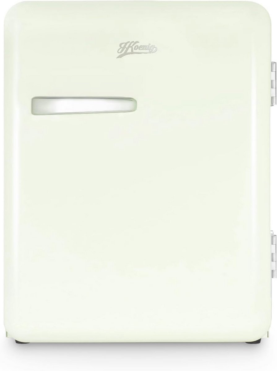 Compacte Mini Koelkast Vintage Design 31L - Stille Drankenkoeler met Instelbare Temperatuur