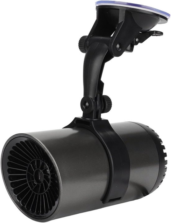 Chauffage Voiture 12V 2 En 1 - Dégivreur Et Ventilateur Avec Ventouse Pour Fenêtres - Parfait Pour L'hiver Et Les Voyages