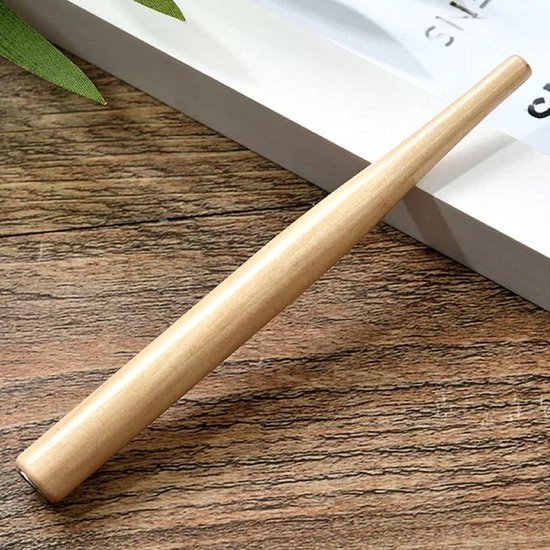 Metalen ringen met houten standaard - 10 stuks - 30 cm - knutselen - macraméringen