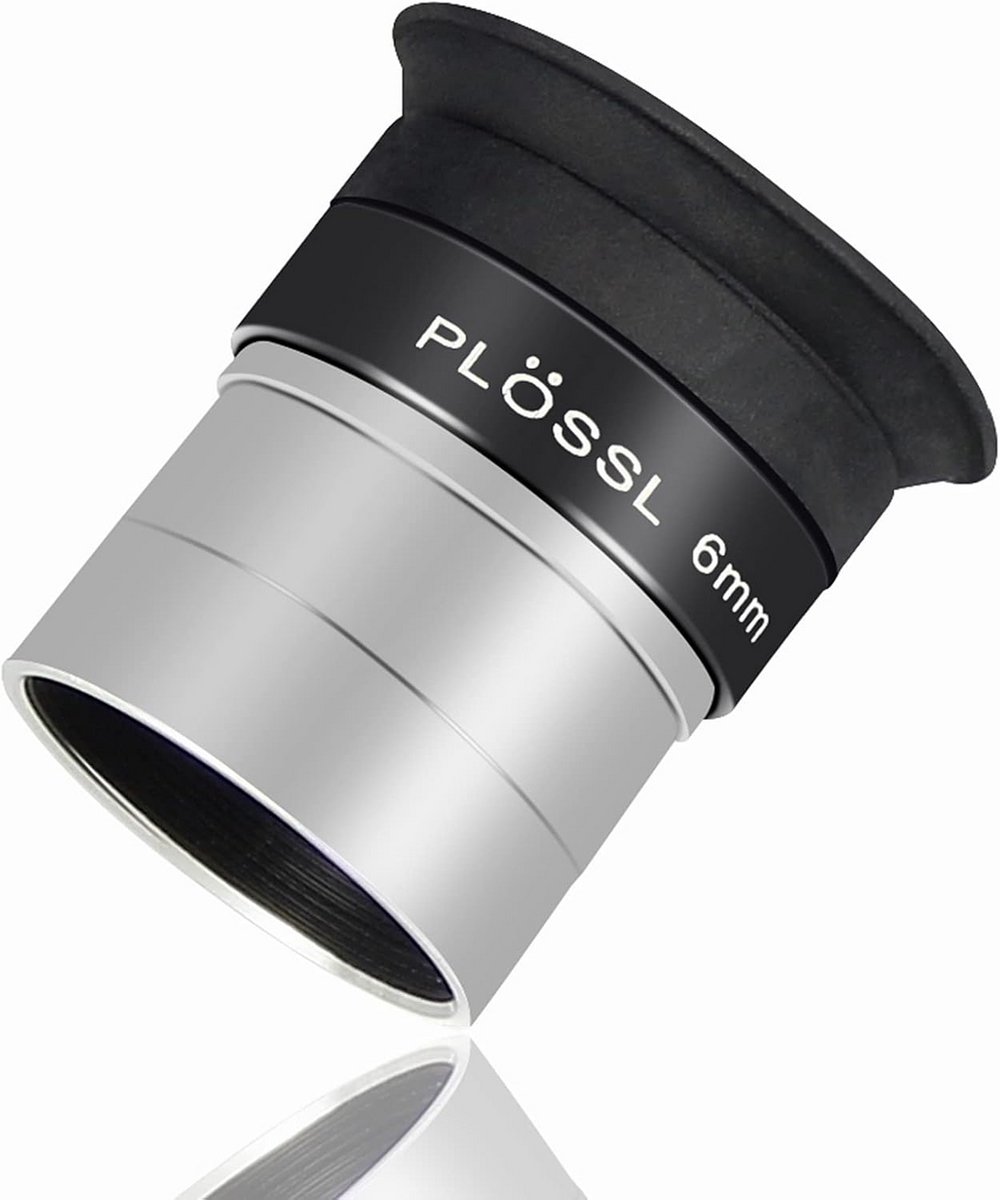 Hoogwaardig 1,25 inch Plössl Oculair 6mm voor Telescopen - 4-Elementen Ontwerp