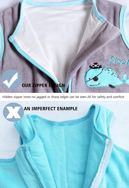 Warme Slaapzak met Voetjes voor Peuters en Kinderen Winter Wandelen Tog 1.5 — afbeelding 3