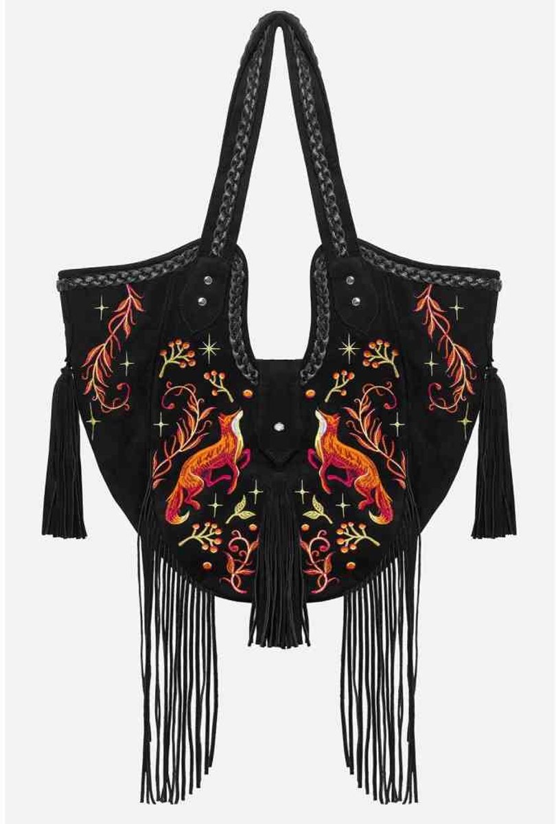 Restyle - Fox Meadows Schoudertas - Zwart