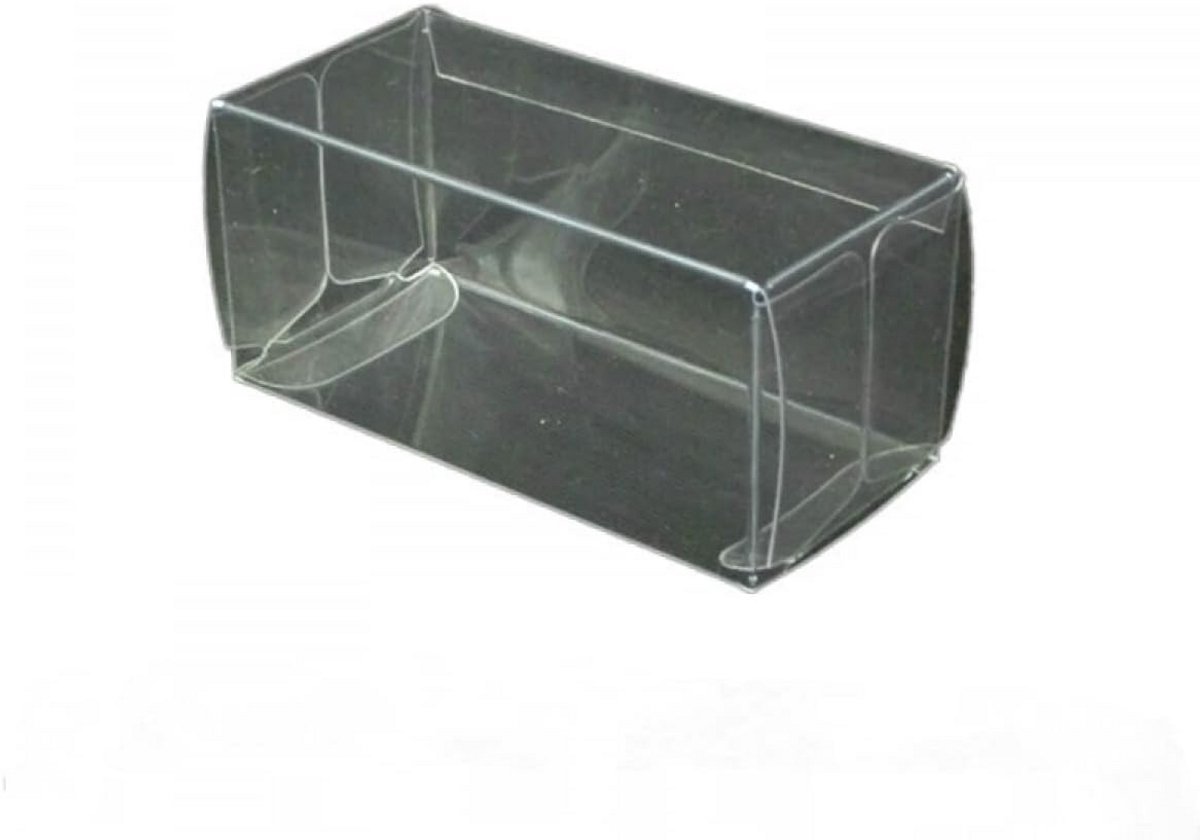 50x Beschermhoezen voor 1:64 Speelgoedauto's - PVC Display Box (41x43x82mm)