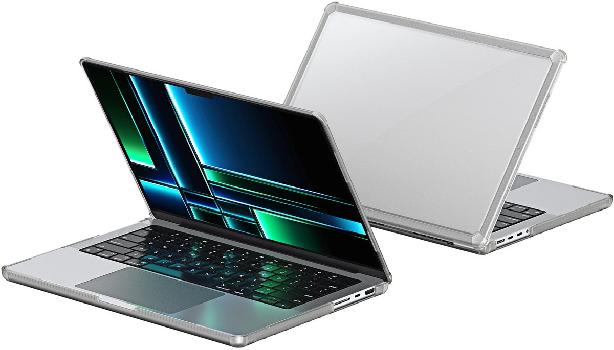 Dux Ducis Geschikt voor MacBook Pro 16 inch (2021-2026) Armor cover hoes - case - Transparant