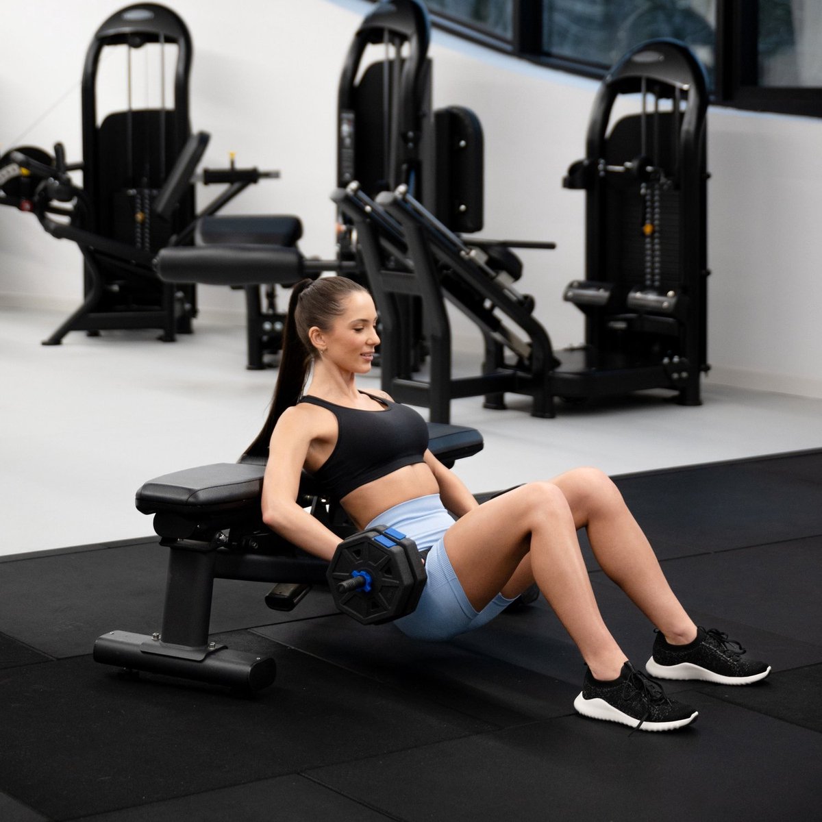 Gymtek® Verstelbare Halterset 40kg - 2x Haltergrepen + Halteraansluiting - 8x 3kg 4x 2,5kg 4x 1,25kg - Halter Set voor Krachttraining, Workout, Gym thumbnail 5