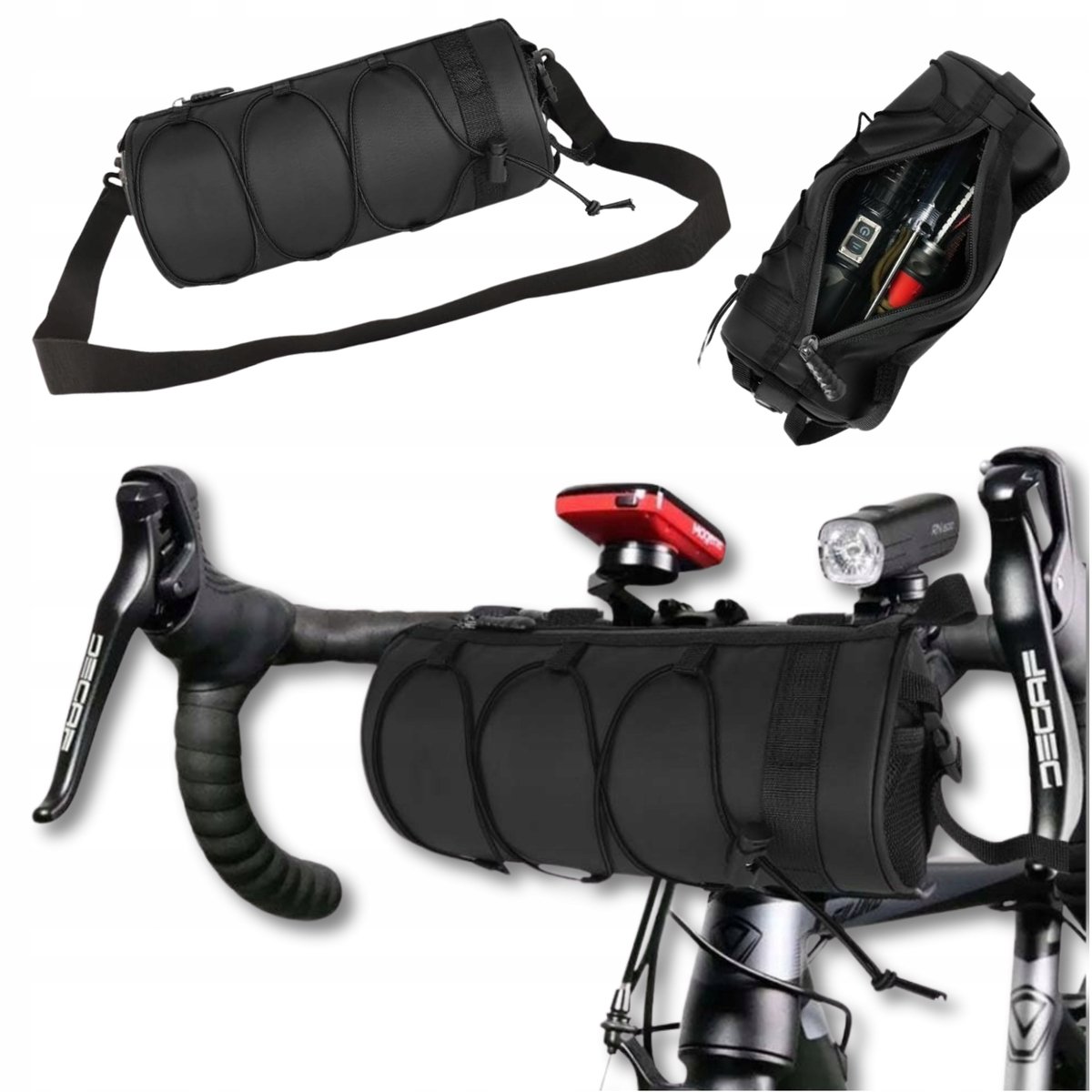 Waterdichte Fietstas Stuur & Frame - 2.4L - Universeel & Duurzaam