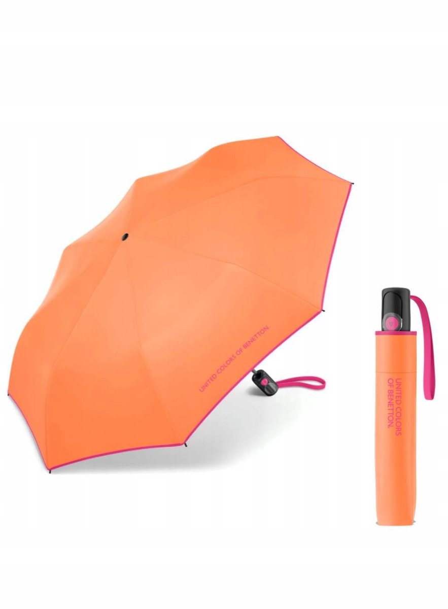 Benetton Mini AC Automatische Paraplu - Nectarine