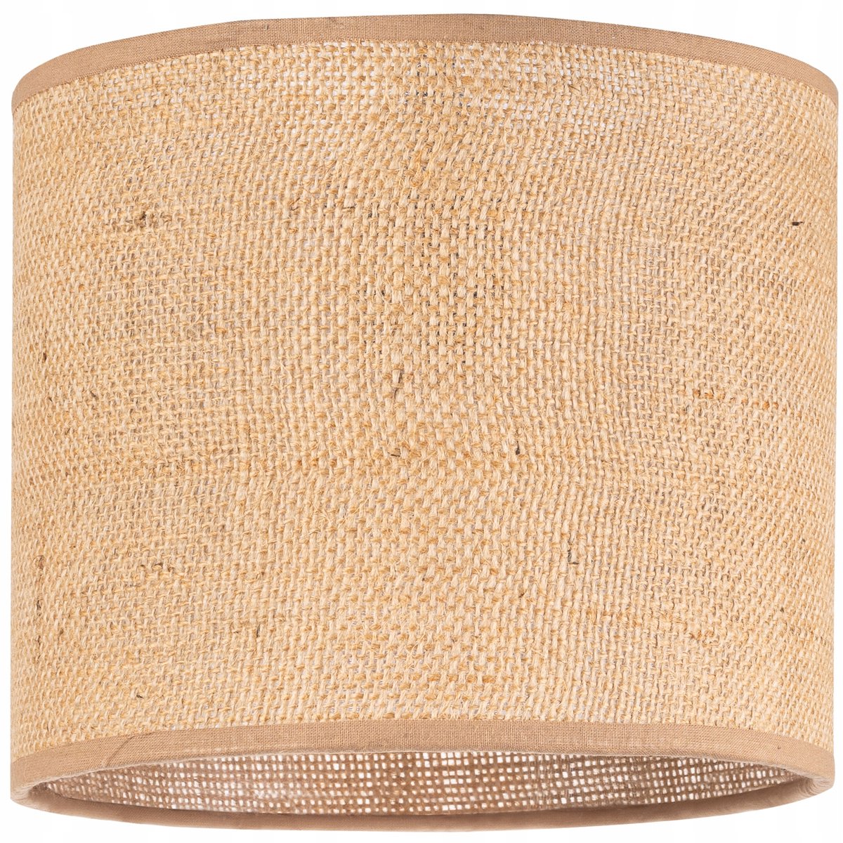 Rustieke Jute Lampenkap Cilinder 20cm Beige - E27
