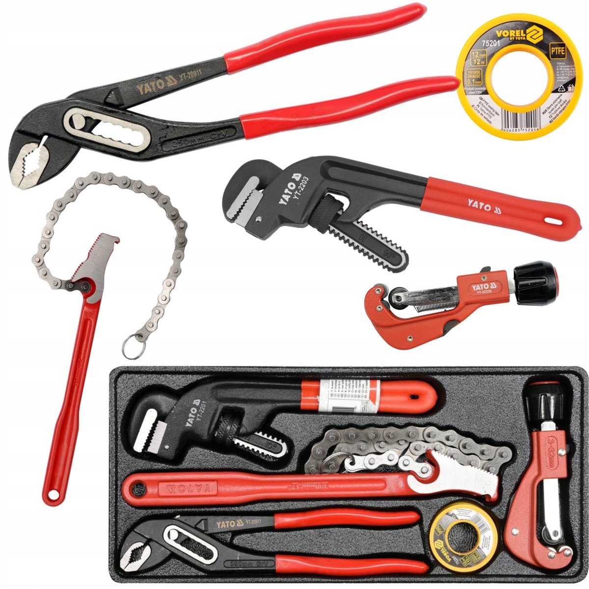 Yato Gereedschapset Monteur - 5 Delig