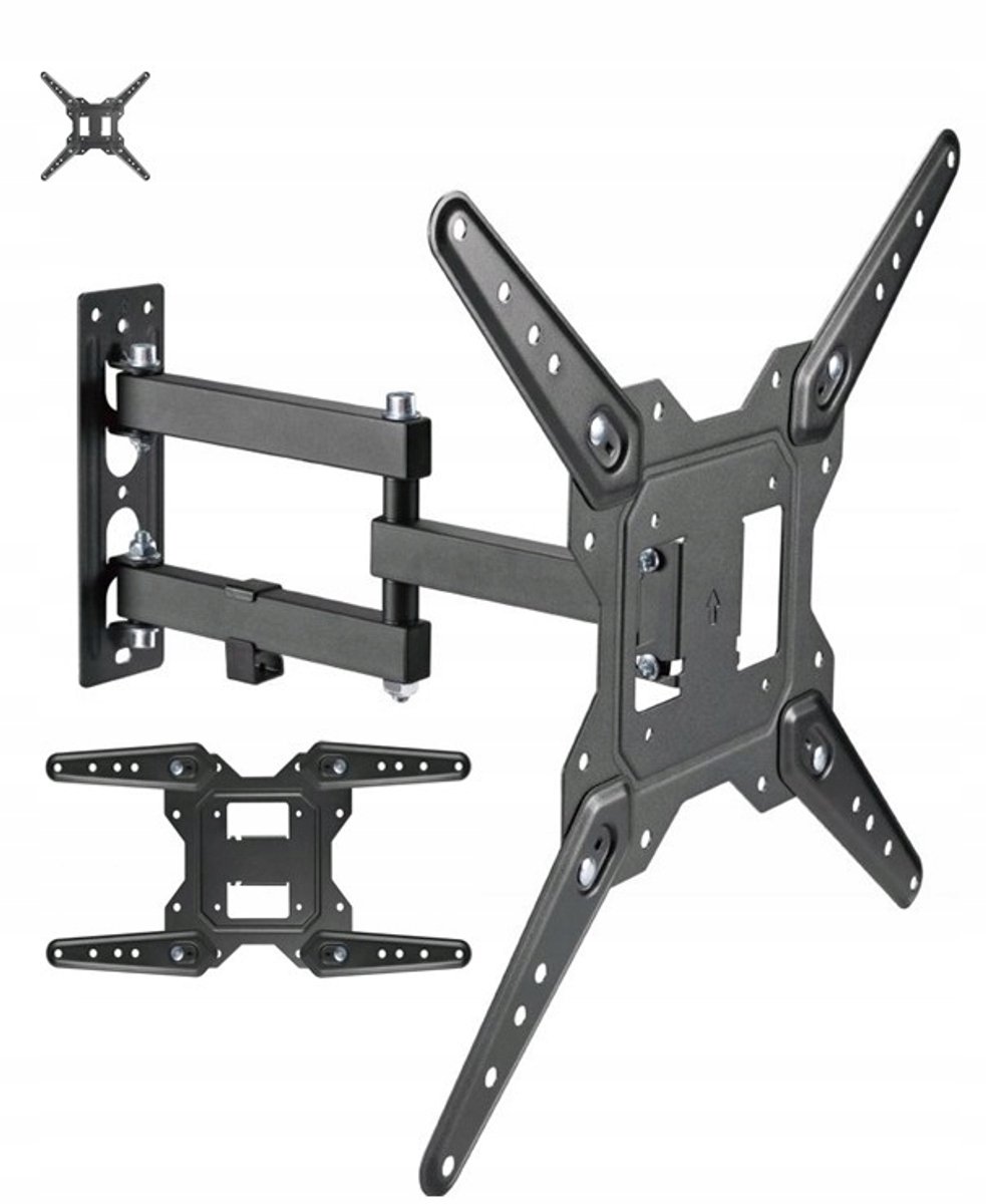 Draaibare TV muurbeugel Mistral 18,5 inch - Stabiel & Verstelbaar