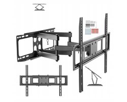 Draaibare TV-muurbeugel voor TCL 50EP660X1 | 50 kg | 160° draaibaar