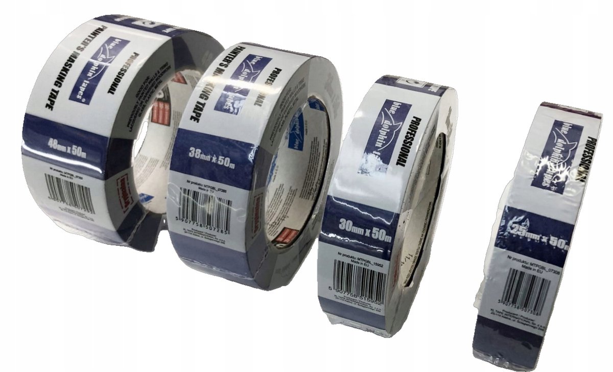 Blauwe Schilder Tape 25mm x 50m - Sterke Kleefkracht, Geen Resten