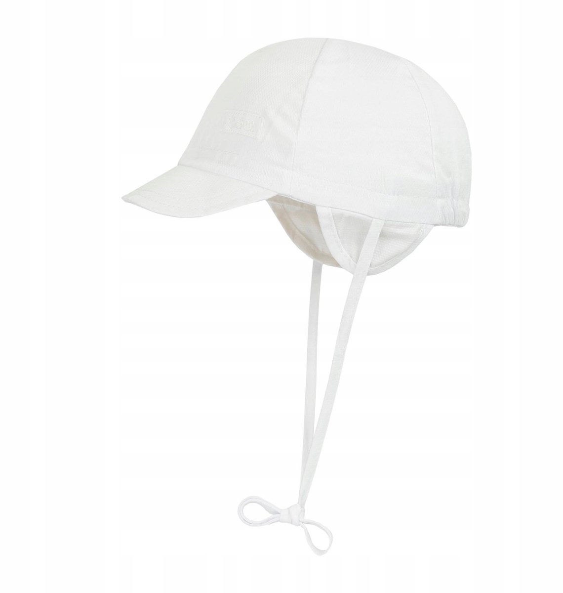Pop Baby Zonnehoed met Vizier - Maat 43 - Wit Unisex