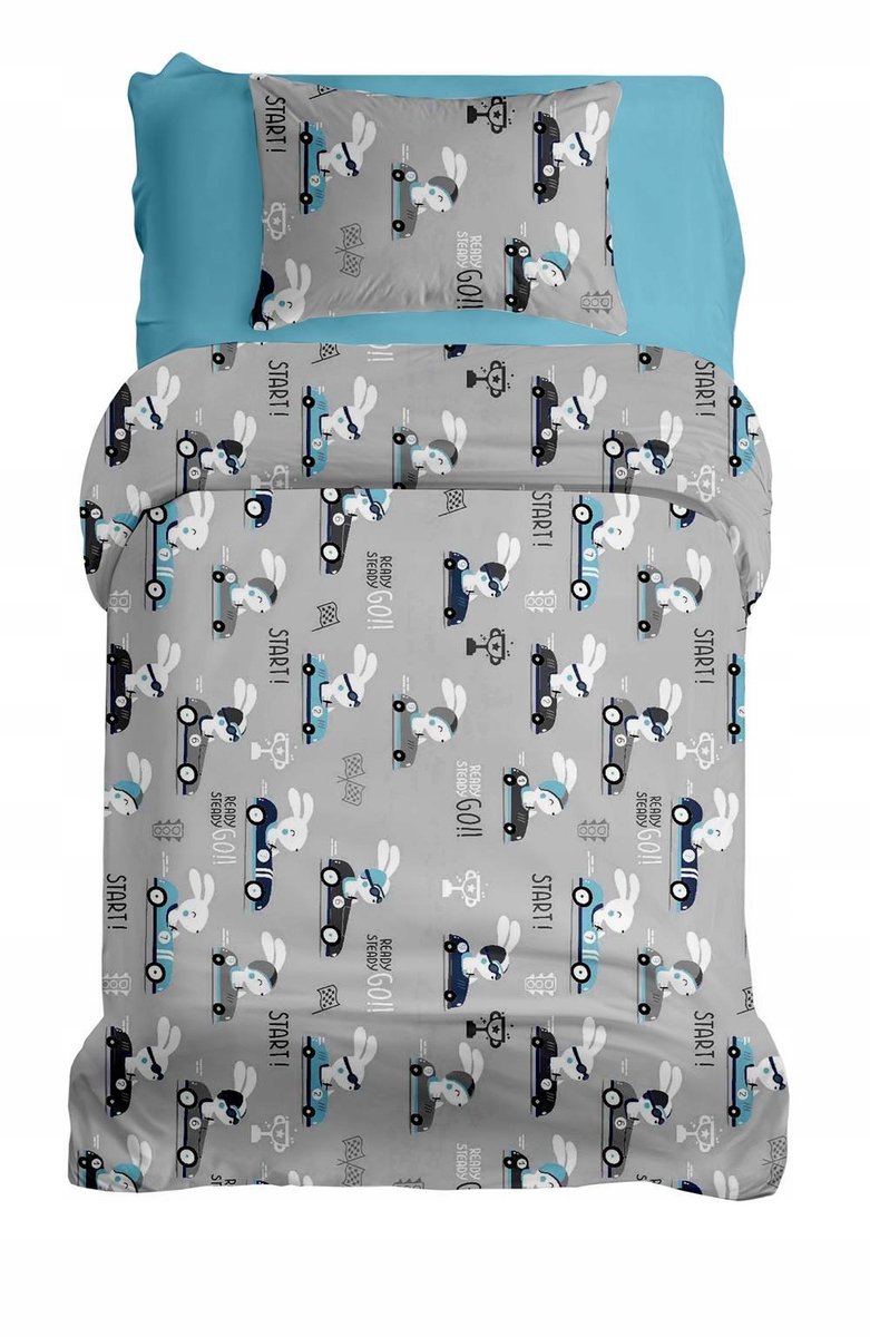 Kinderbedje Dekbedovertrekset 90x120cm Katoen 2 delig