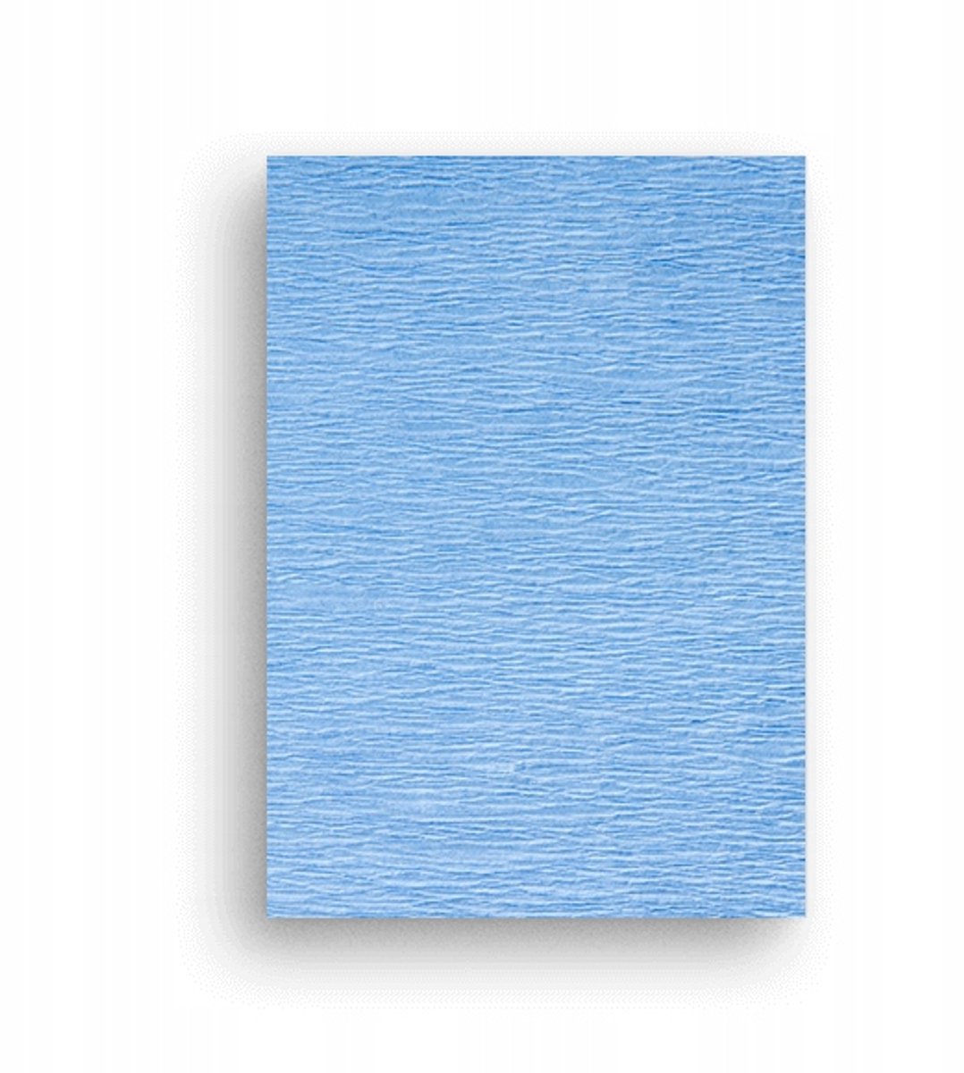 Verfrommeld Vloeiend Papier 50x200cm Hemelsblauw