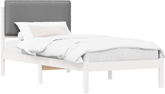 Tête de lit ZELOX 160 capitonnée sur pieds, en tissu - Noir acheter en ligne