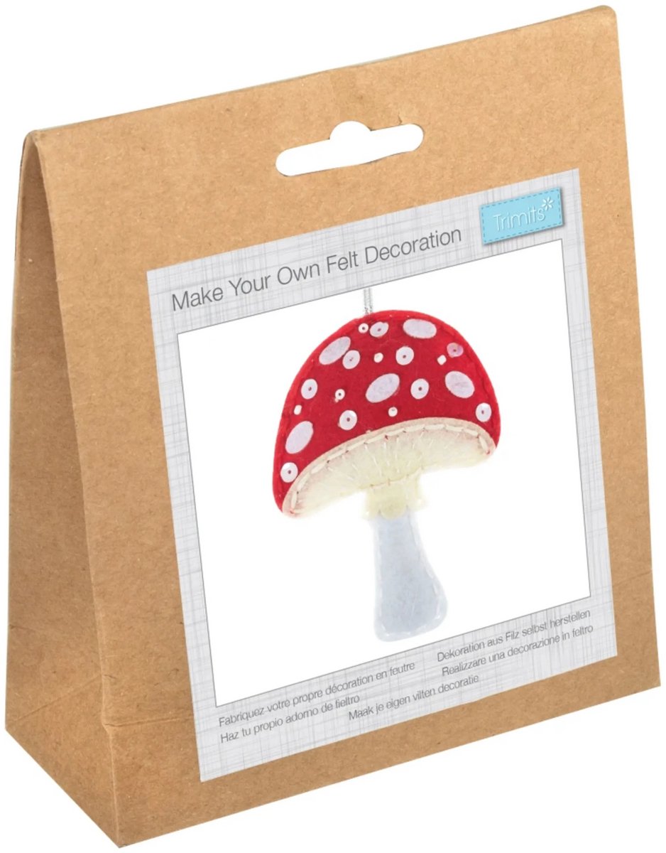 trimits Felt Decoration Kit: Toadstool