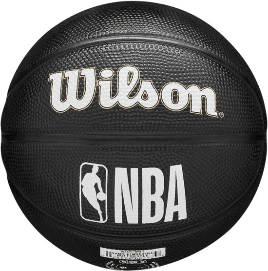 Wilson Team Tribute Los Angeles Lakers Mini Ball WZ4017601XB, Unisexe, Zwart, Basketball, Taille : 3
