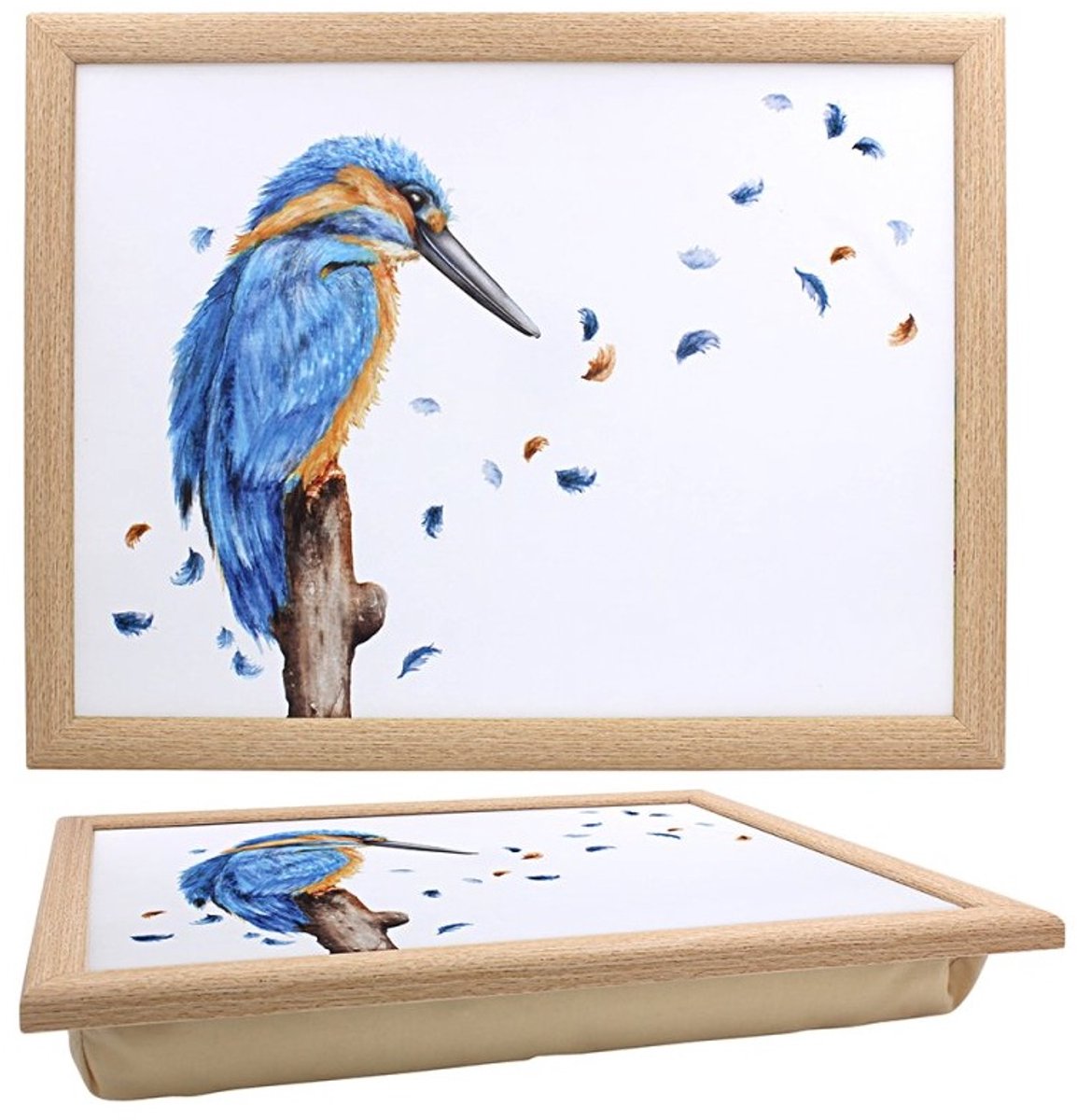 Cosy Creations Schootkussen - Laptray Ijsvogel 44 x 33 x 6 cm