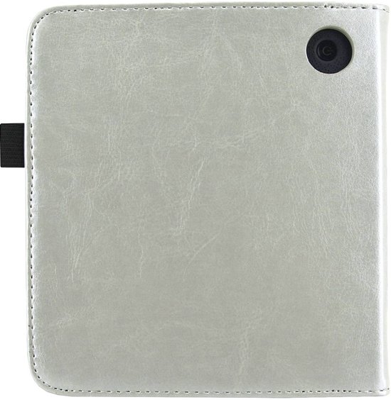 Hoesje Geschikt voor Kobo Libra 2 Sleepcover Luxe Hoes Grijs - ereader hoesje - cover van Merkloos — afbeelding 4