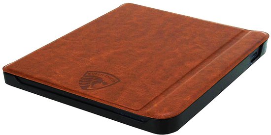 Slimfit Hoesje Sleepcover Geschikt voor Kobo Libra 2 Hoes Cover Cognac Bruin - ereader hoesje - cover van iMoshion — afbeelding 4