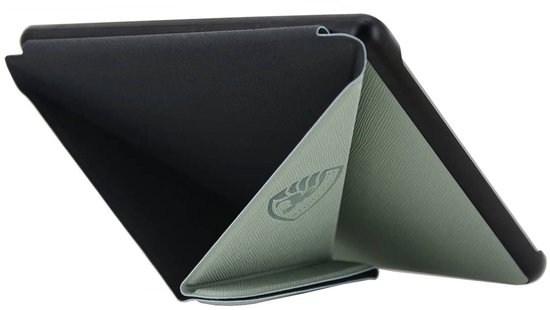 Origami Hoesje - Sleepcover Geschikt voor Kobo Libra Colour - Hoes Cover - Agave Green Blue* - ereader hoesje - cover van Merkloos — afbeelding 4