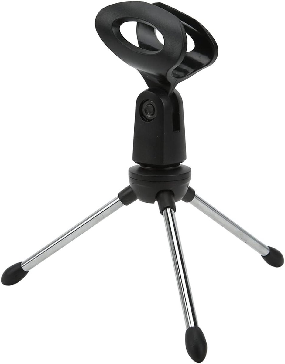 Verstelbare Bureaustatief met Afneembare Desktophouder voor Microfoon - 5/8-inch Schroefdraad - Conferenties & Live Uitzendingen