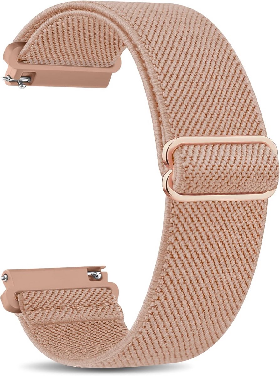 Verstelbare Nylon Horlogeband 18mm 20mm 22mm - Ademend Stof Reservearmband voor Smartwatch