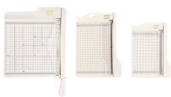 Vaessen Creative Coupe-papier guillotine 30cm Blanc cassé
