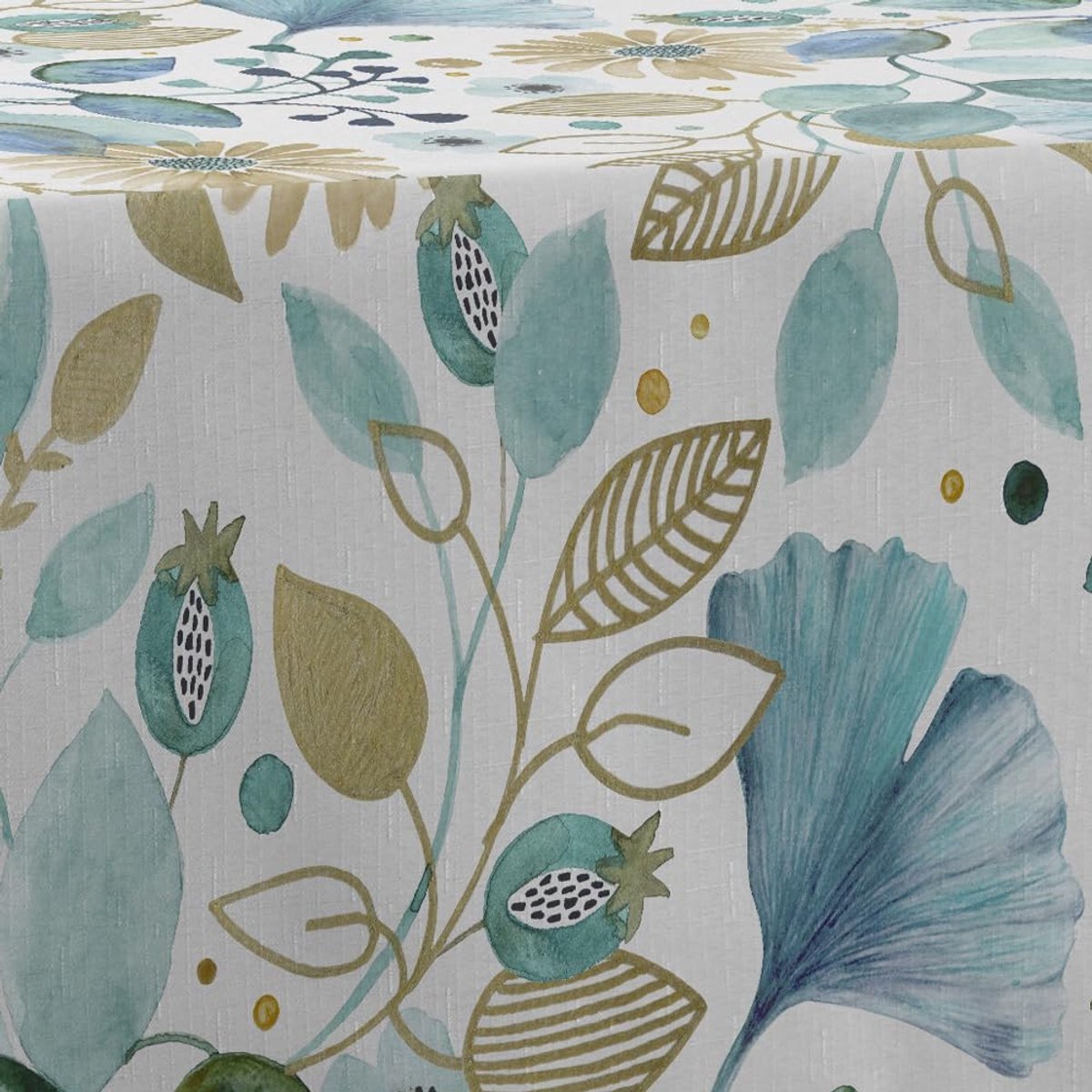 Stunq® Prove Tafelkleed Bloom Rechthoekig 150x240 cm Blauw Beige