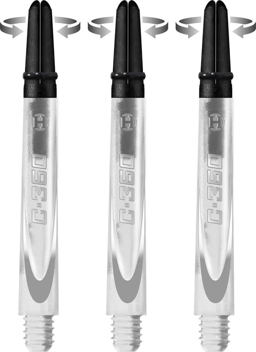 Harrows Carbon 360 Shafts Clear - Dart Shafts