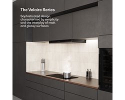 Klarstein Inductiekookplaat Velaire 80 cm inbouw, 3 zones, 5500 W boost, touchbediening, timer, kinderslot, warmte-indicator, glazen oppervlak, strak design - voor Keuken - Restwarmte-Indicator - Induction Hob - Inductie Kookveld