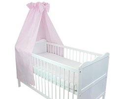Baby Bed Hemeltje met Strik - Lichtroze