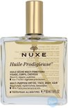 Nuxe Huile Prodigieuse multi-purpose dry oil in een glazen fles met gouden dop. 50 ml.