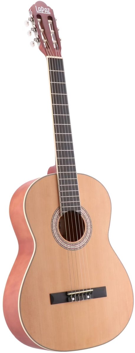 LaPaz C30N 4/4-formaat klassieke gitaar mat naturel