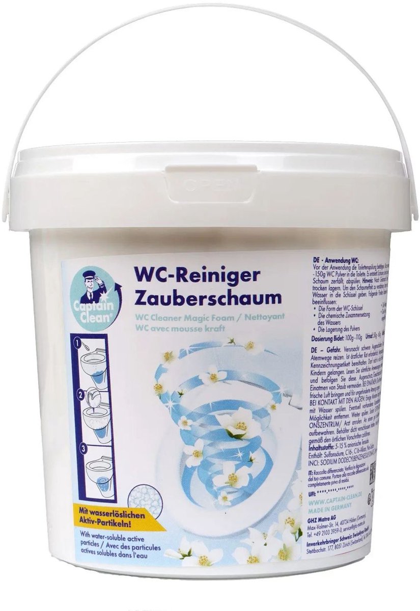 WC-reiniger Magisch Schuim, 1 kg