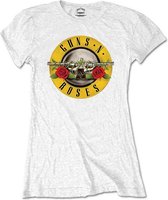 Guns N' Roses Dames Tshirt -XL- Classic Logo Wit