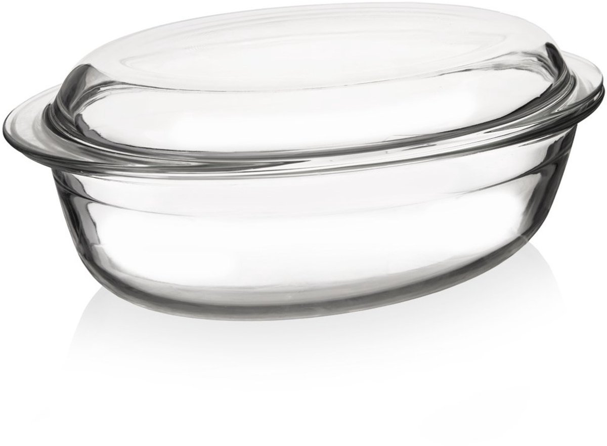 Orion - Ovenschaal - Borosilicaatglas - 3L - Met Deksel