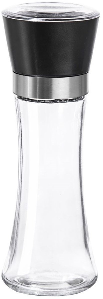 Orion - Glazen Peper- en Zoutmolen - 18,5 cm - Ergonomisch - Reguleerbare Maalstand