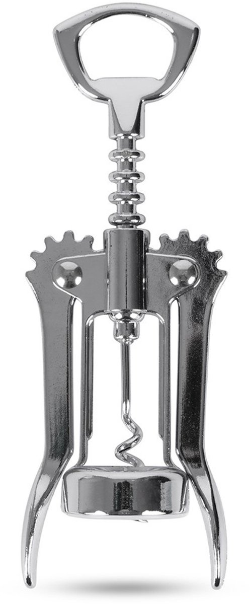 Excellent Houseware - Stalen Kurkentrekker - 17 cm - Zilver