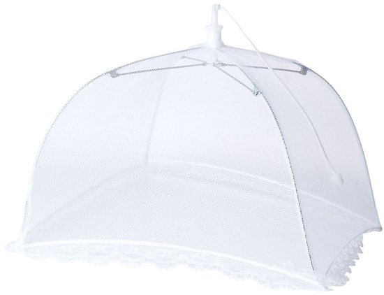 Vliegenkapje - 30 x 30 cm -barbeque - buiten eten vliegenbescherming -Set van 1 stuks van Mokcci — afbeelding 3